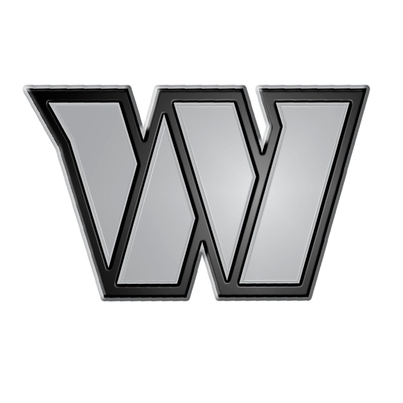 Fanmats Washington Commanders Molded Chrome Plastic Emblem