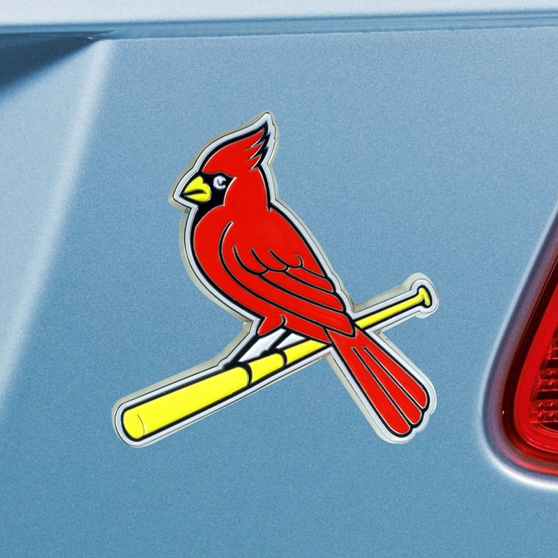 Fanmats St. Louis Cardinals 3D Color Metal Emblem