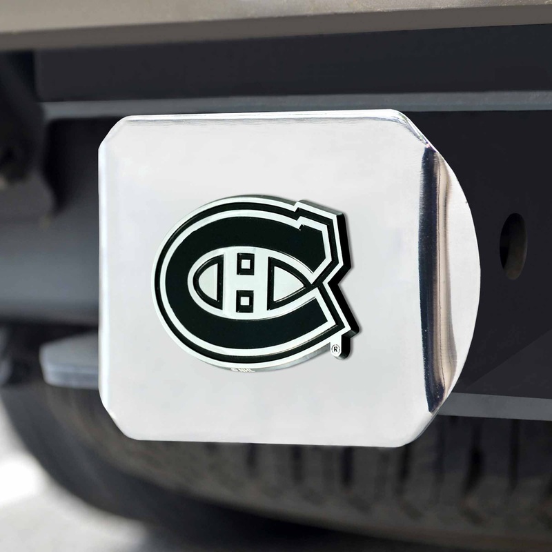 Fanmats Montreal Canadiens Chrome Metal Hitch Cover with Chrome Metal 3D Emblem