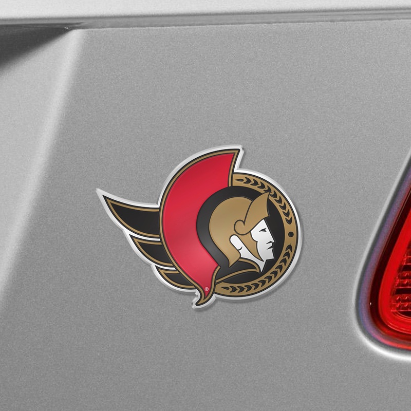 Fanmats Ottawa Senators Heavy Duty Aluminum Embossed Color Emblem