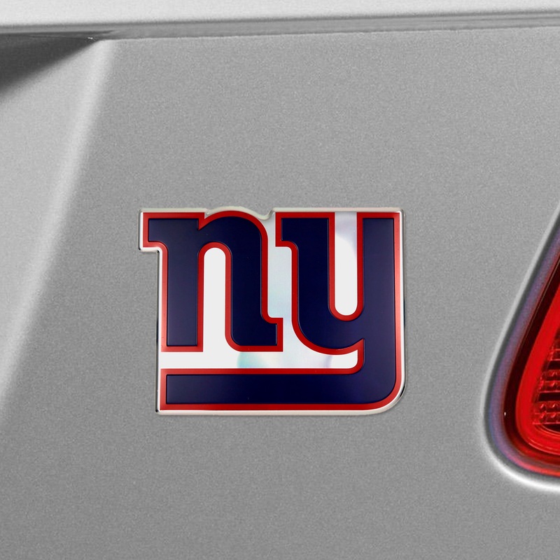 Fanmats New York Giants Heavy Duty Aluminum Embossed Color Emblem