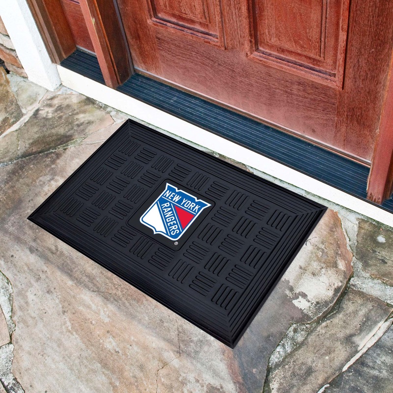 Fanmats New York Rangers Heavy Duty Vinyl Medallion Door Mat – 19.5 x 31