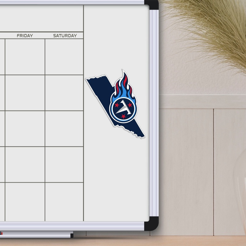 Fanmats Tennessee Titans Team State Shape Decal Sticker
