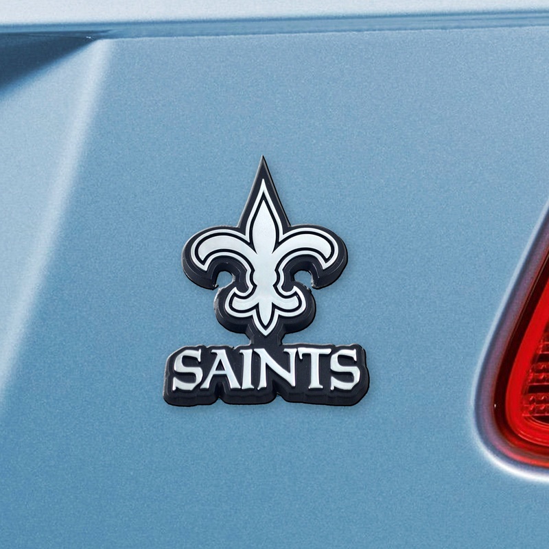 Fanmats New Orleans Saints 3D Chrome Metal Emblem