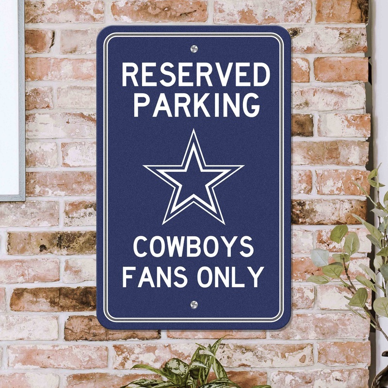 Fanmats Dallas Cowboys Team Color Reserved Parking Sign Dcor 18 X 11.5 Lightweight