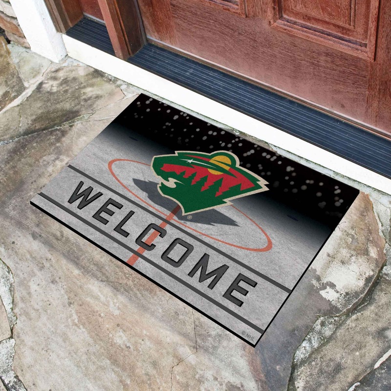 Fanmats Minnesota Wild Rubber Door Mat – 18 x 30