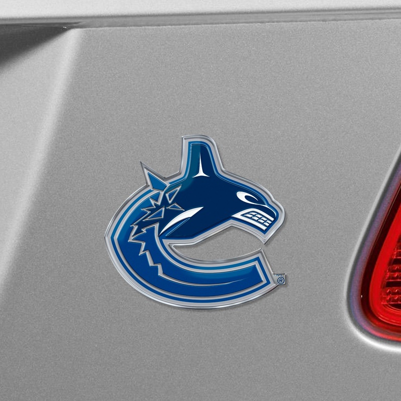 Fanmats Vancouver Canucks Heavy Duty Aluminum Embossed Color Emblem