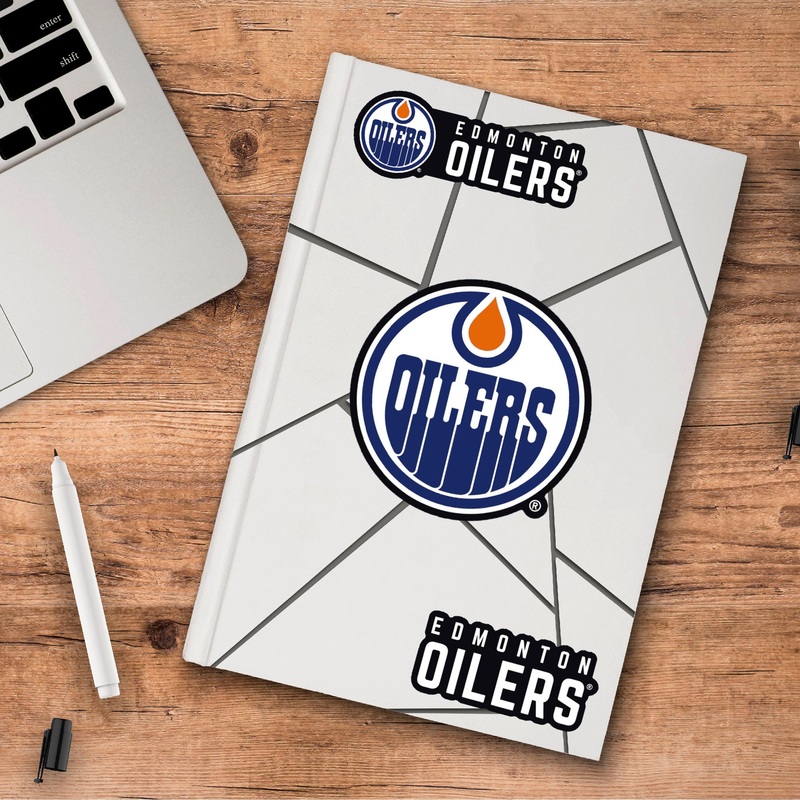 Fanmats Edmonton Oilers 3 Piece Decal Sticker Set