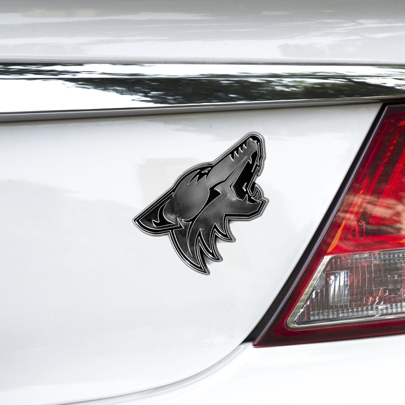 Fanmats Arizona Coyotes Molded Chrome Plastic Emblem
