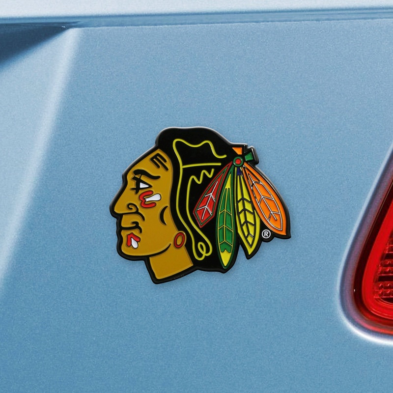 Fanmats Chicago Blackhawks 3D Color Metal Emblem