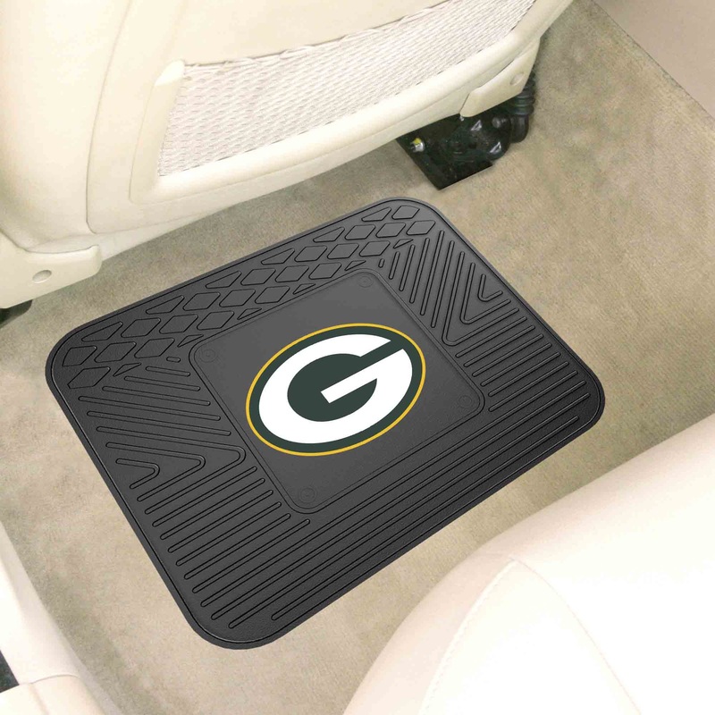 Fanmats Green Bay Packers Back Seat Car Utility Mat – 14 x 17