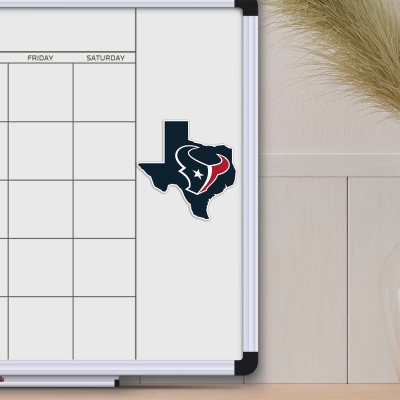 Fanmats Houston Texans Team State Shape Decal Sticker