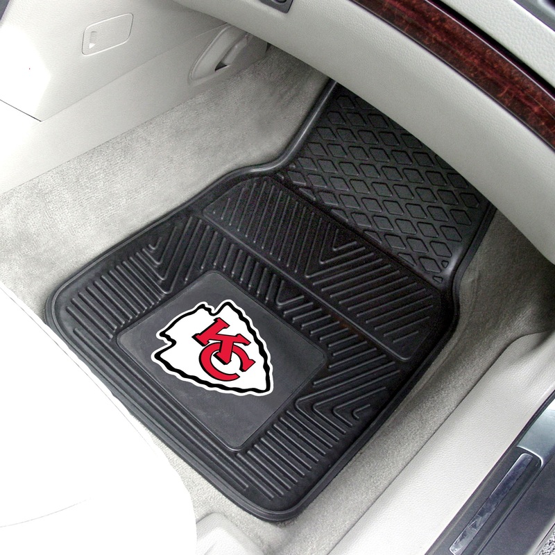 Fanmats Kansas City Chiefs Heavy Duty Car Mat Set – 2 Pieces