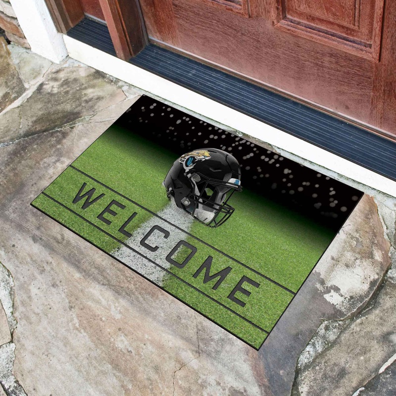 Fanmats Jacksonville Jaguars Rubber Door Mat – 18 x 30