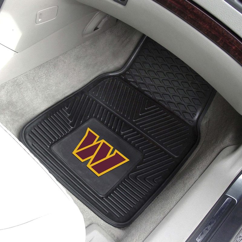 Fanmats Washington Commanders Heavy Duty Car Mat Set – 2 Pieces