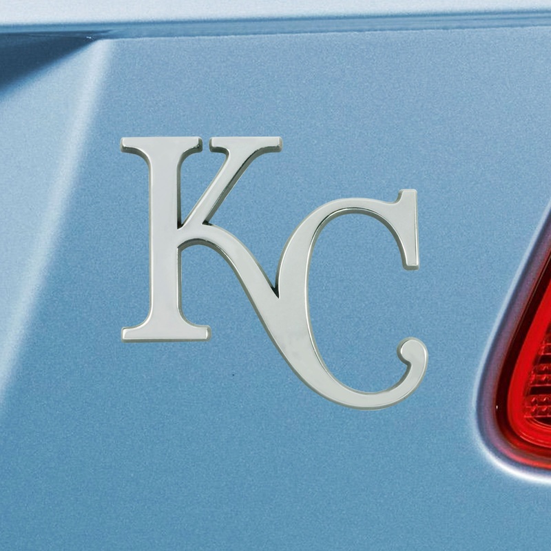 Fanmats Kansas City Royals 3D Chrome Metal Emblem