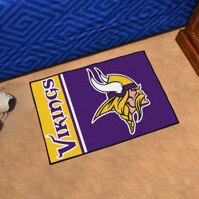 Fanmats Minnesota Vikings Starter Mat Accent Rug Uniform Style – 19 x 30