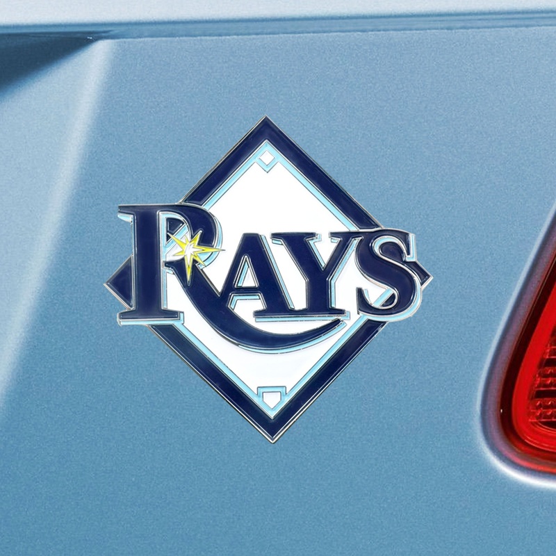 Fanmats Tampa Bay Rays 3D Color Metal Emblem