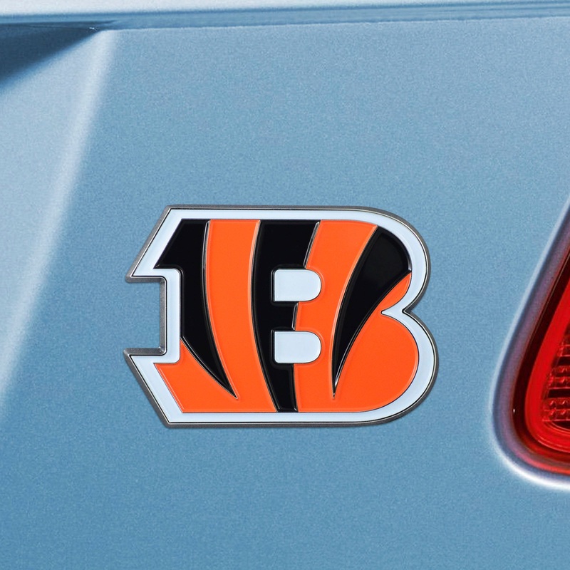 Fanmats Cincinnati Bengals 3D Color Metal Emblem