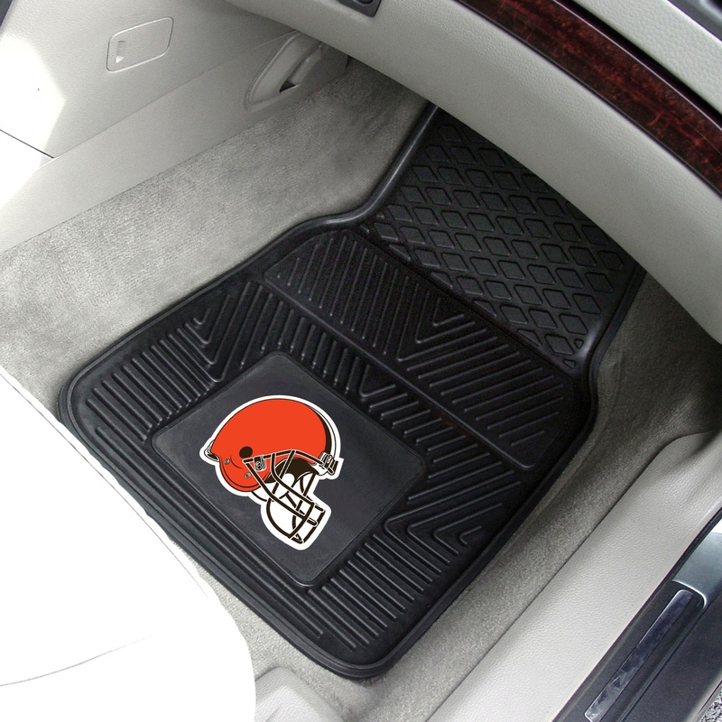 Fanmats Cleveland Browns Heavy Duty Car Mat Set – 2 Pieces
