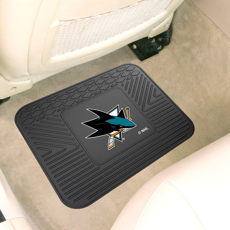 Fanmats San Jose Sharks Back Seat Car Utility Mat – 14 x 17
