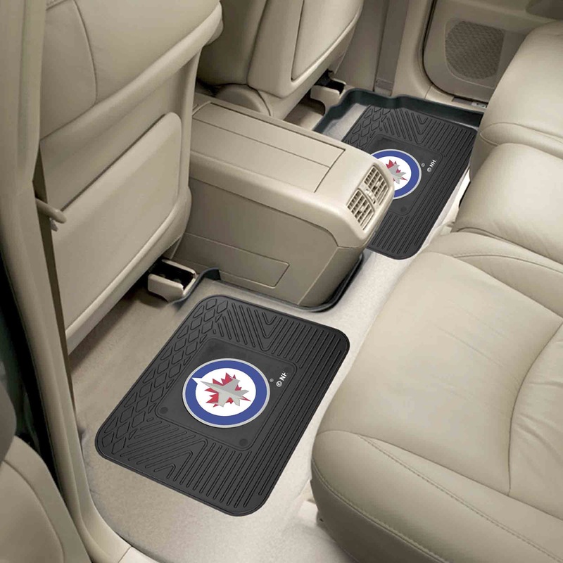 Fanmats Winnipeg Jets Back Seat Car Utility Mats – 2 Piece Set