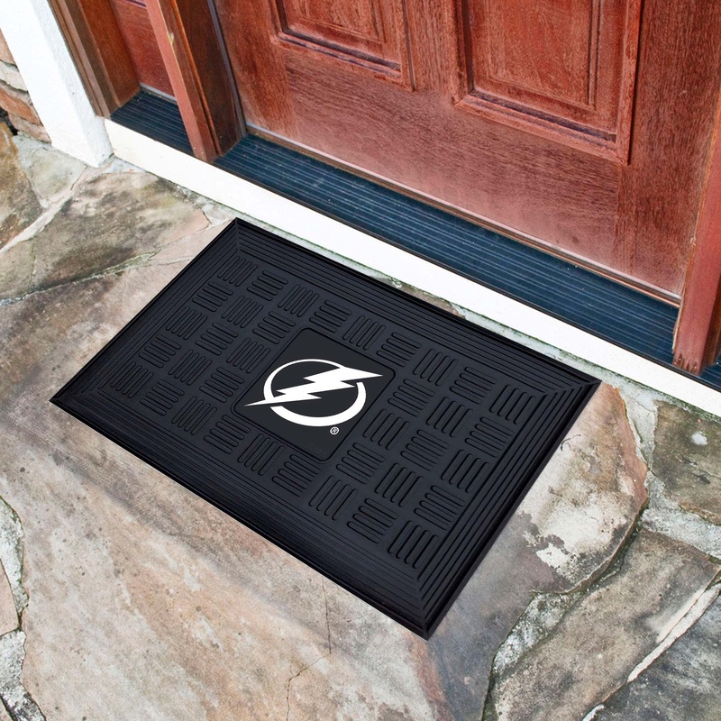 Fanmats Tampa Bay Lightning Heavy Duty Vinyl Medallion Door Mat – 19.5 x 31