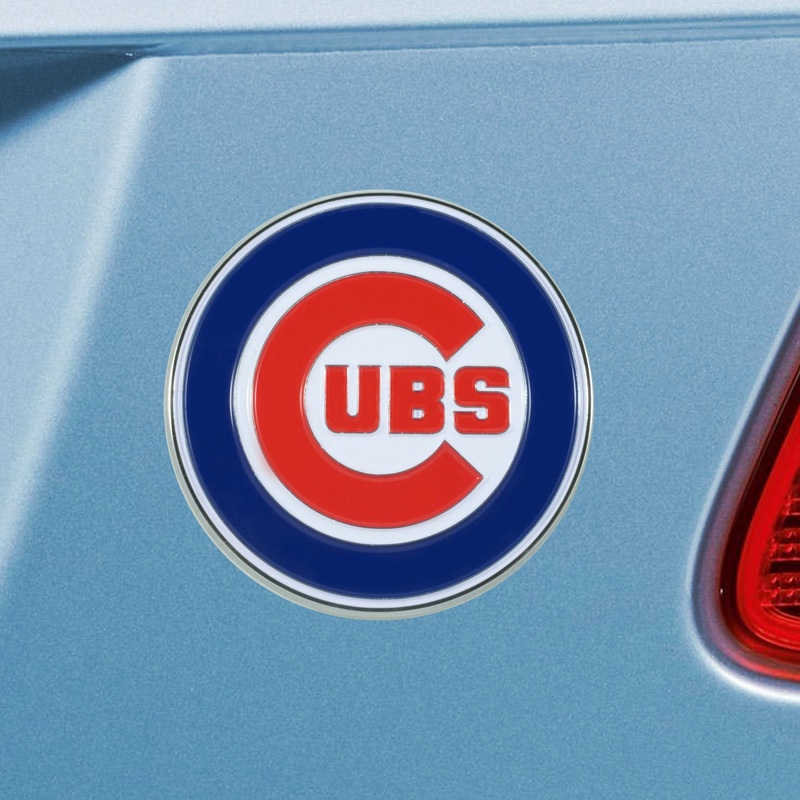 Fanmats Chicago Cubs 3D Color Metal Emblem