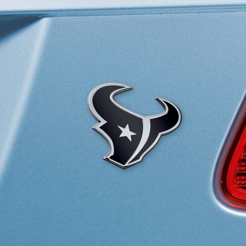 Fanmats Houston Texans 3D Chrome Metal Emblem