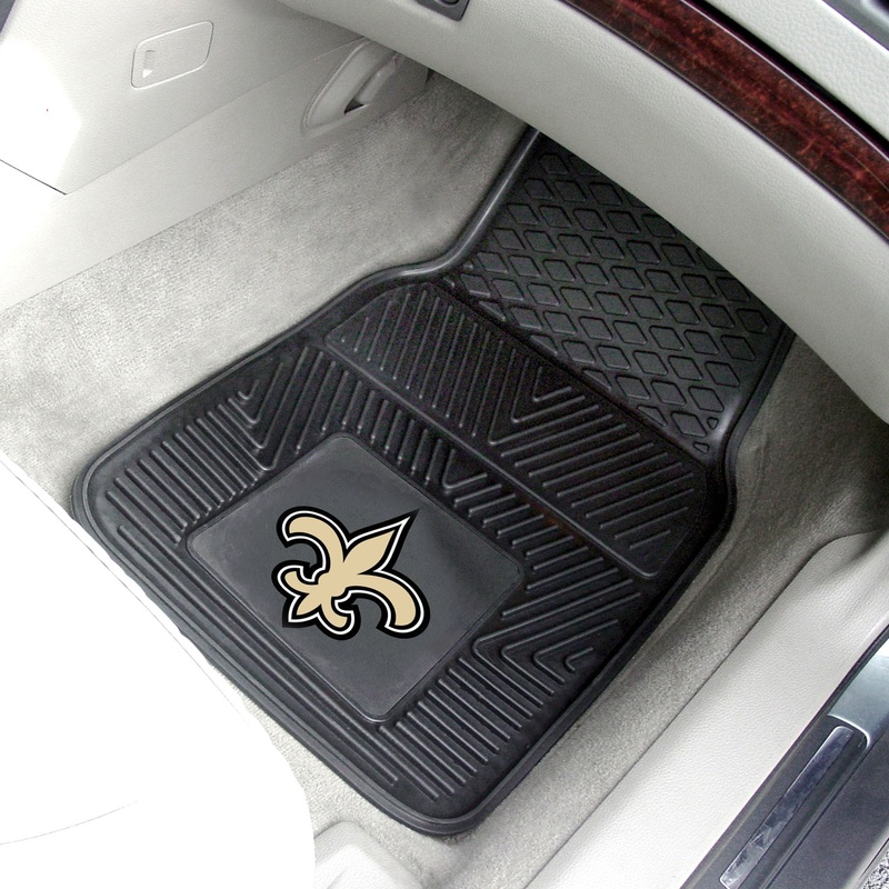 Fanmats New Orleans Saints Heavy Duty Car Mat Set – 2 Pieces