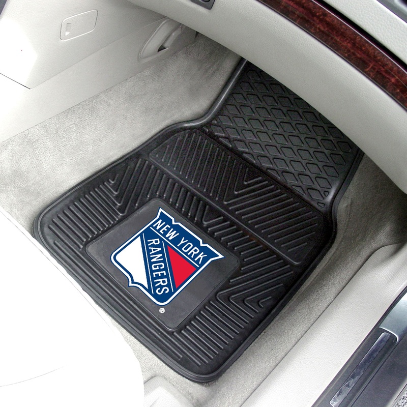 Fanmats New York Rangers Heavy Duty Car Mat Set – 2 Pieces