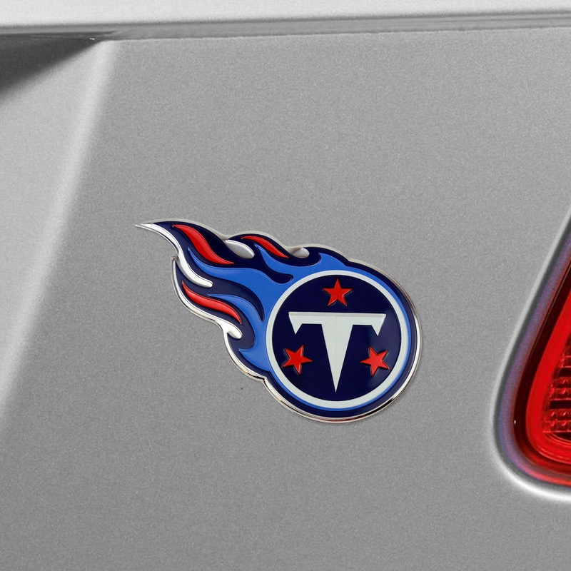 Fanmats Tennessee Titans Heavy Duty Aluminum Embossed Color Emblem