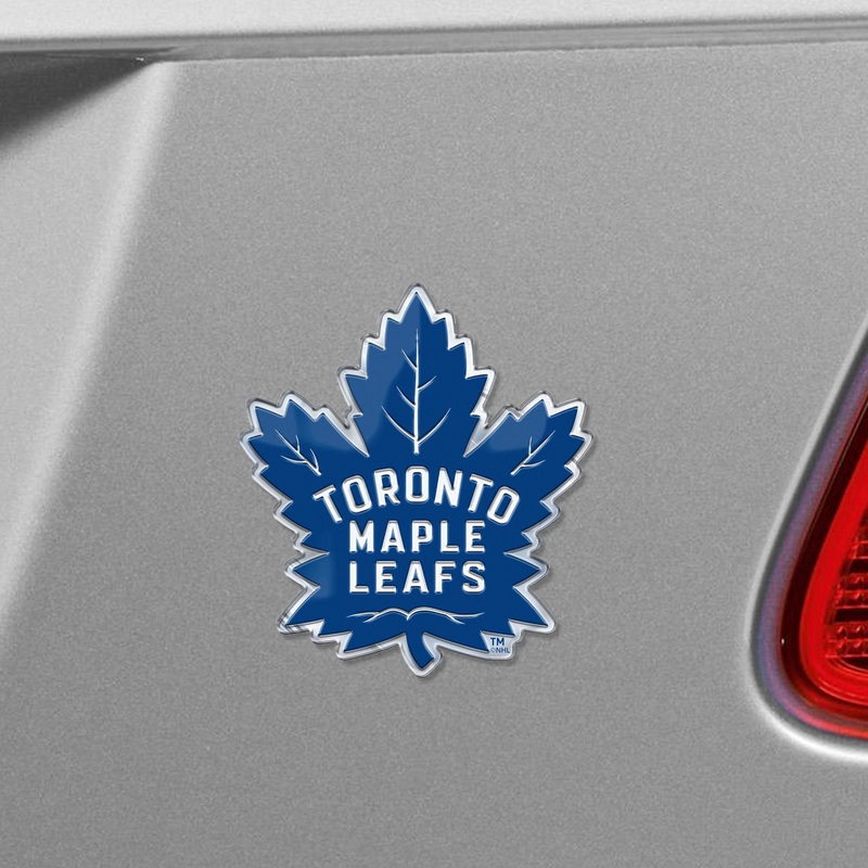 Fanmats Toronto Maple Leafs Heavy Duty Aluminum Embossed Color Emblem