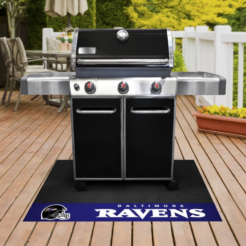 Fanmats Baltimore Ravens Vinyl Grill Mat – 26 x 42