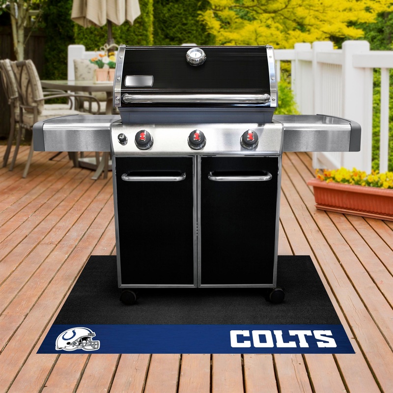 Fanmats Indianapolis Colts Vinyl Grill Mat – 26 x 42