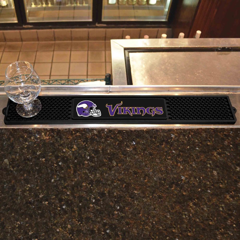 Fanmats Minnesota Vikings Bar Drink Mat – 3.25 x 24