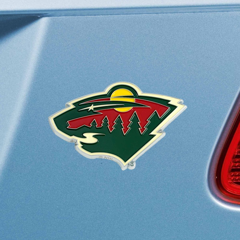 Fanmats Minnesota Wild 3D Color Metal Emblem