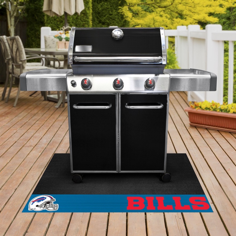 Fanmats Buffalo Bills Vinyl Grill Mat – 26 x 42