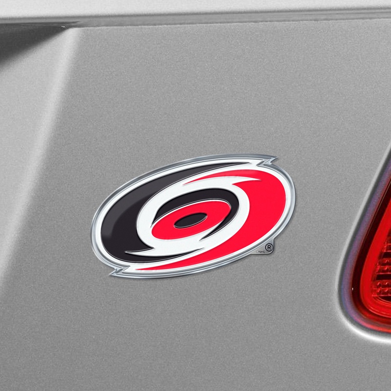 Fanmats Carolina Hurricanes Heavy Duty Aluminum Embossed Color Emblem