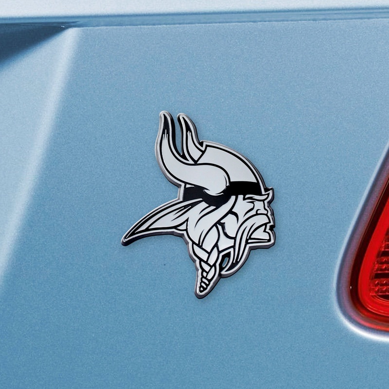 Fanmats Minnesota Vikings 3D Chrome Metal Emblem