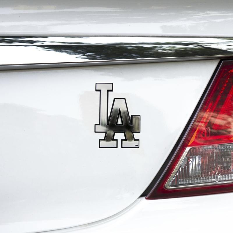 Fanmats Los Angeles Dodgers Molded Chrome Plastic Emblem
