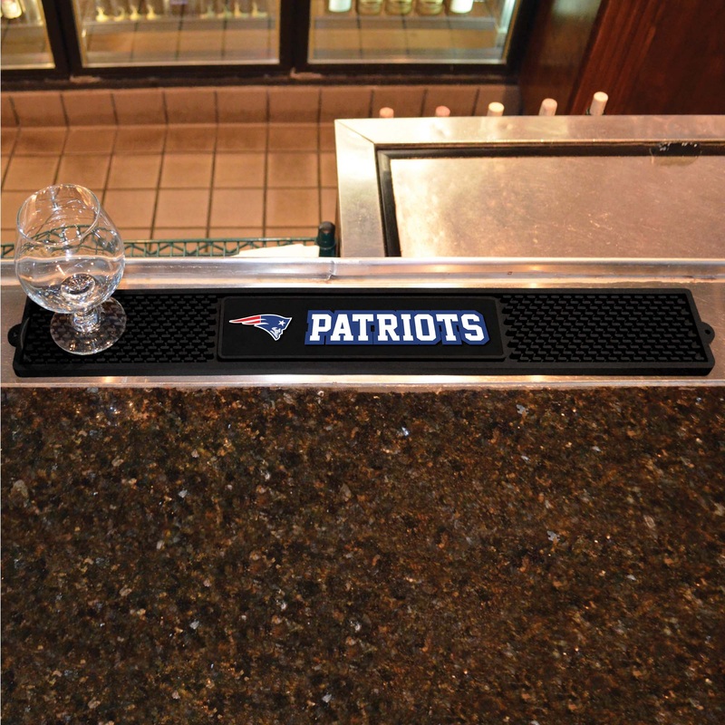 Fanmats New England Patriots Bar Drink Mat – 3.25 x 24
