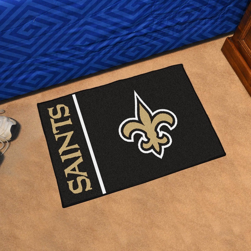 Fanmats New Orleans Saints Starter Mat Accent Rug Uniform Style – 19 x 30
