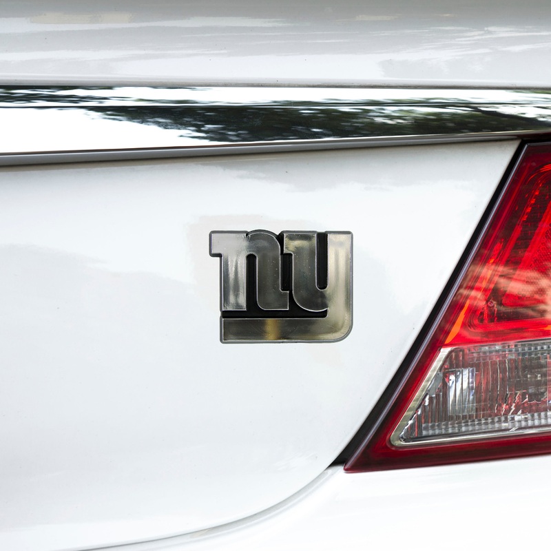 Fanmats New York Giants Molded Chrome Plastic Emblem