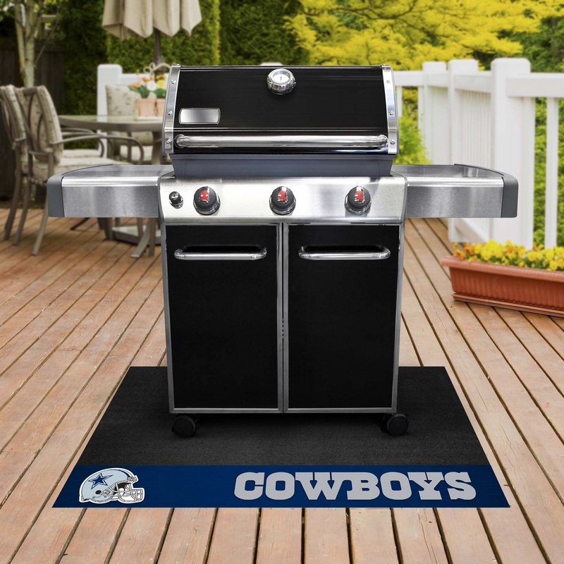 Fanmats Dallas Cowboys Vinyl Grill Mat – 26 x 42