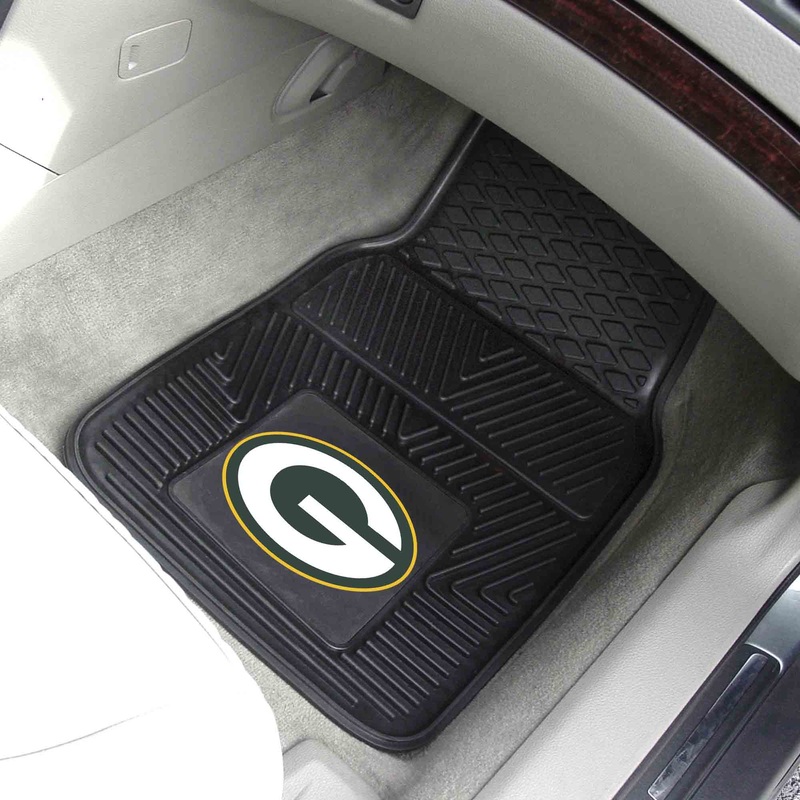 Fanmats Green Bay Packers Heavy Duty Car Mat Set – 2 Pieces