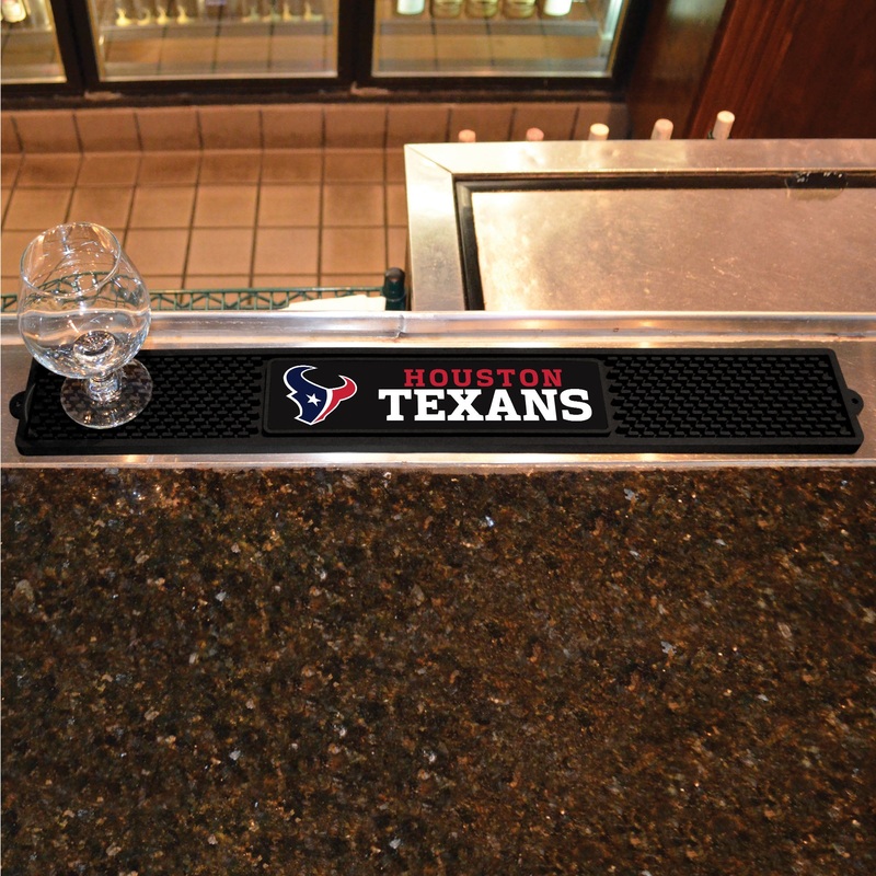 Fanmats Houston Texans Bar Drink Mat – 3.25 x 24