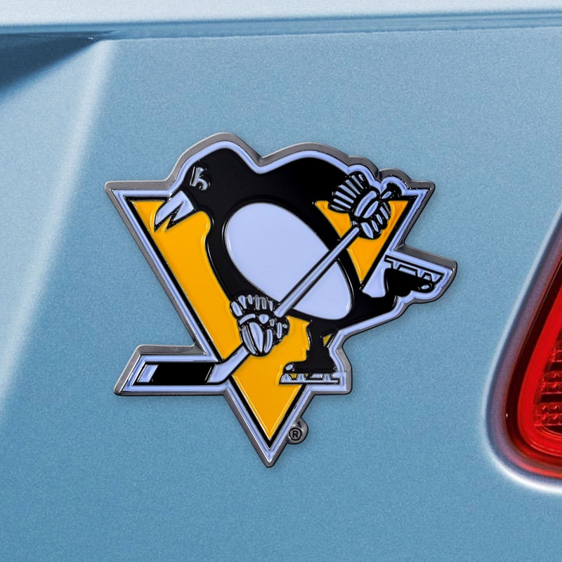 Fanmats Pittsburgh Penguins 3D Color Metal Emblem