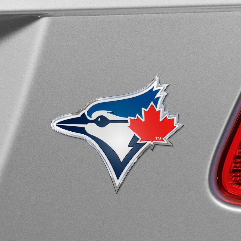 Fanmats Toronto Blue Jays Heavy Duty Aluminum Embossed Color Emblem