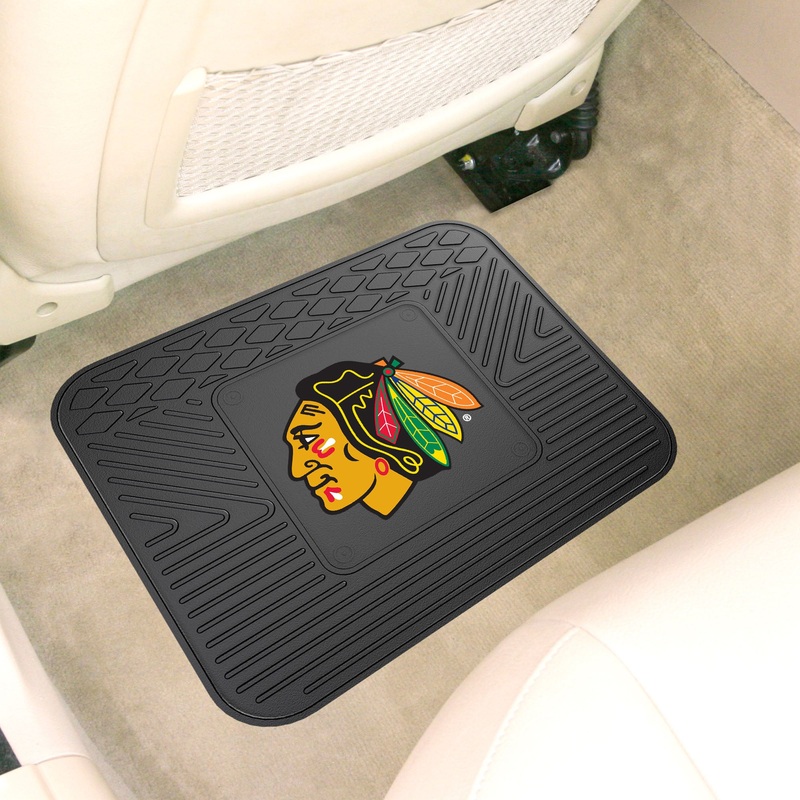 Fanmats Chicago Blackhawks Back Seat Car Utility Mat – 14 x 17